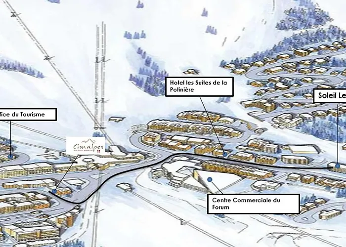 Renove 3 Chambres, 1850, Avec Balcon Et Parking - Fr-1-564-59 Courchevel