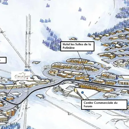 Renove 3 Chambres, 1850, Avec Balcon Et Parking - Fr-1-564-59 Courchevel